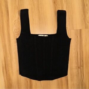 Corset Tank Top (Black)